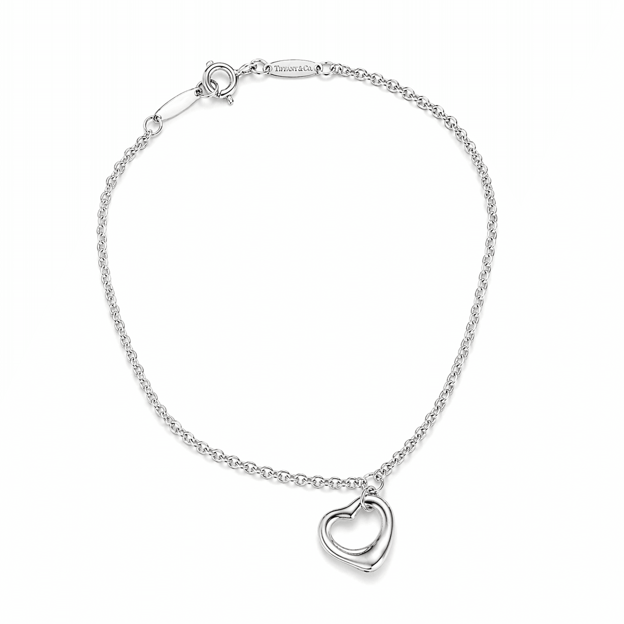 Tiffany & Co. Open Heart Armband Silber 925