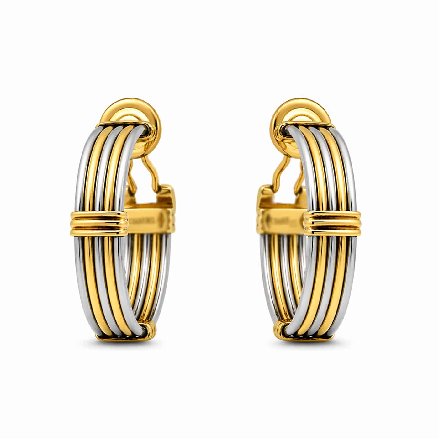 Cartier Clip-on Ohrringe Gold 750 Edelstahl