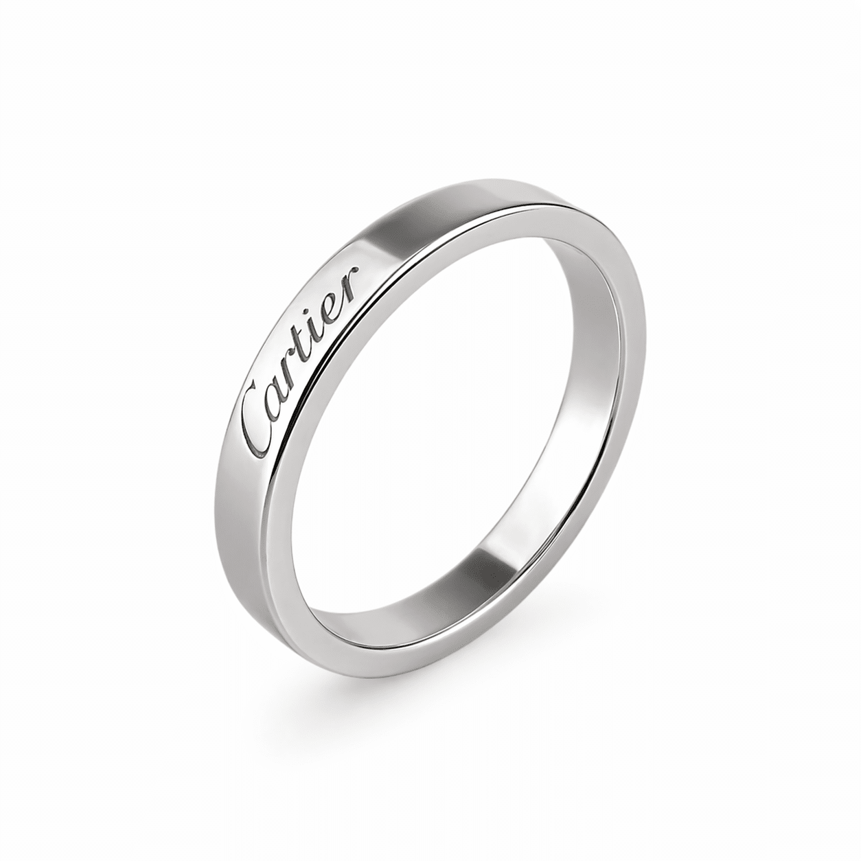 Cartier C de Cartier Ring Größe 55 Platin 950