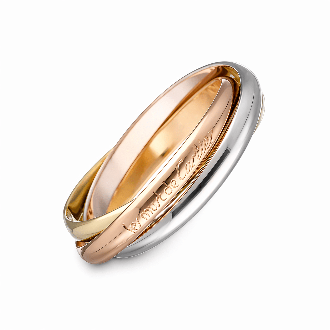 Cartier Trinity Kleines Modell Ring Größe 50