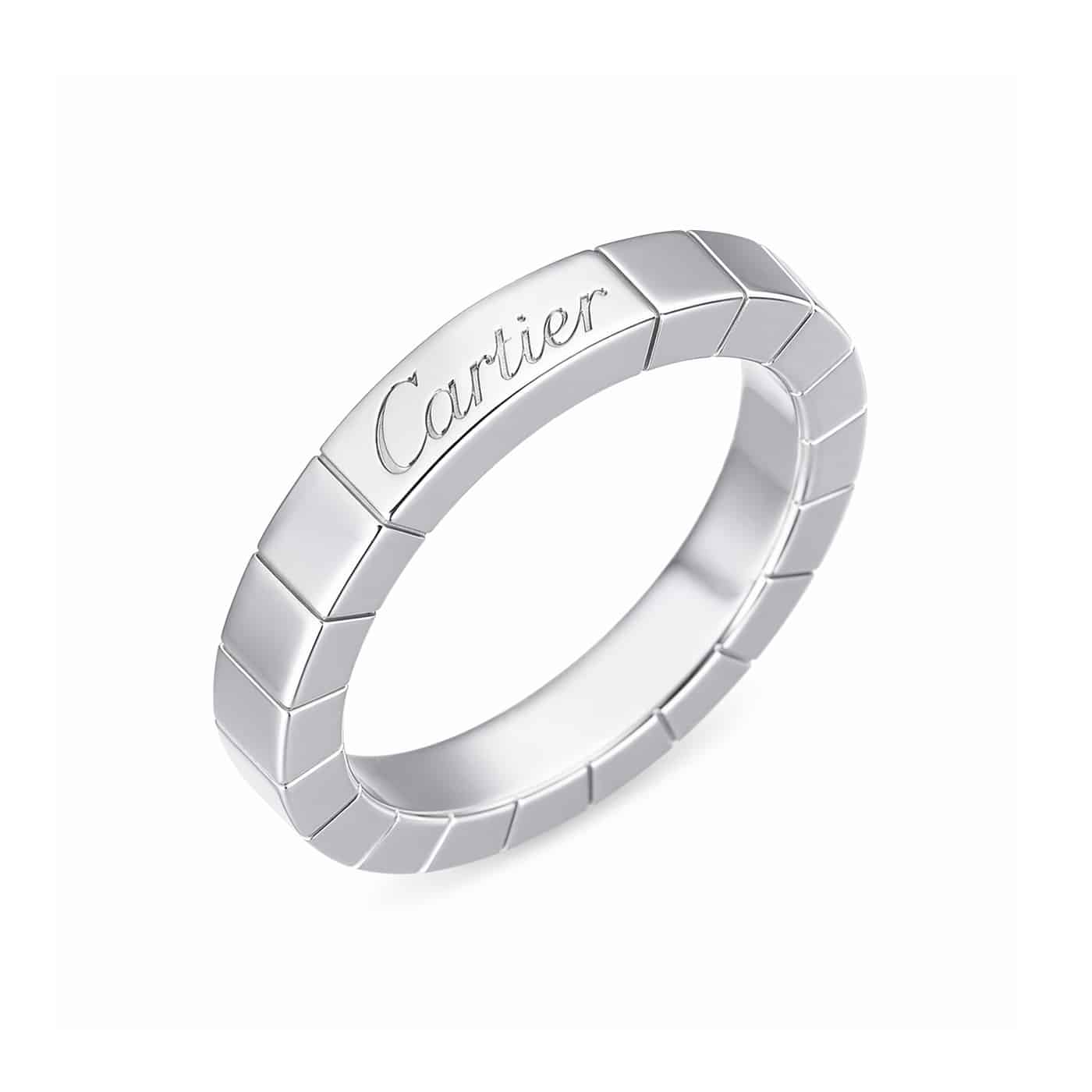 Cartier Lanieres Ring Größe 49 Weißgold 750