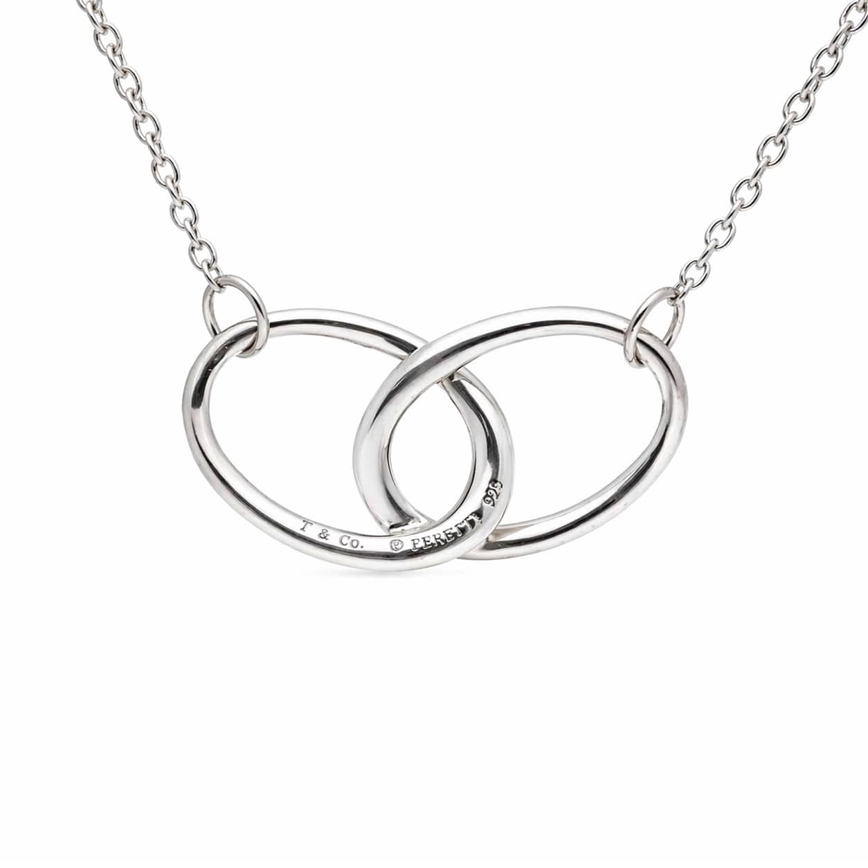 Tiffany & Co. Double Loop Kette Silber 925
