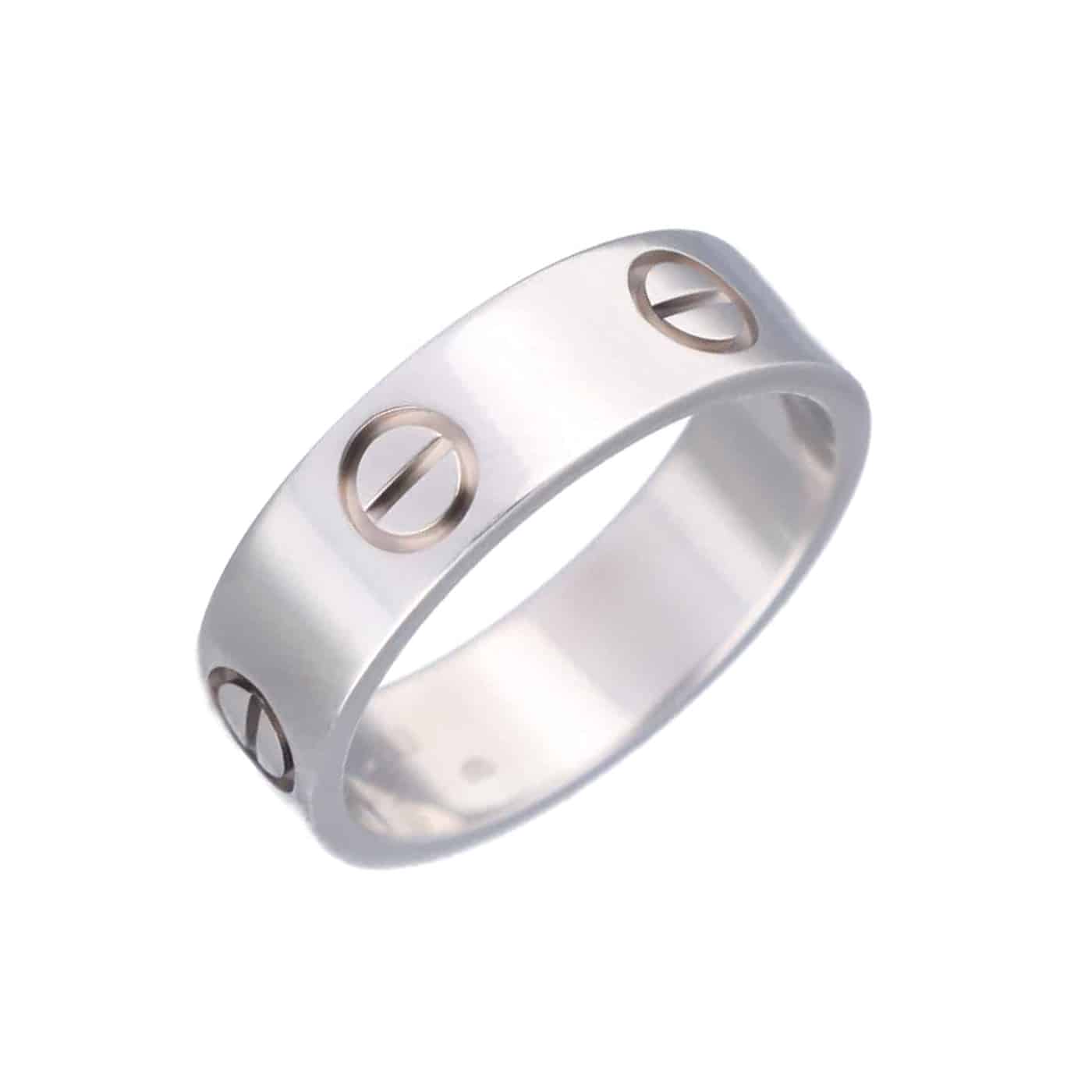 Cartier Love Ring Größe 53 Weißgold 750