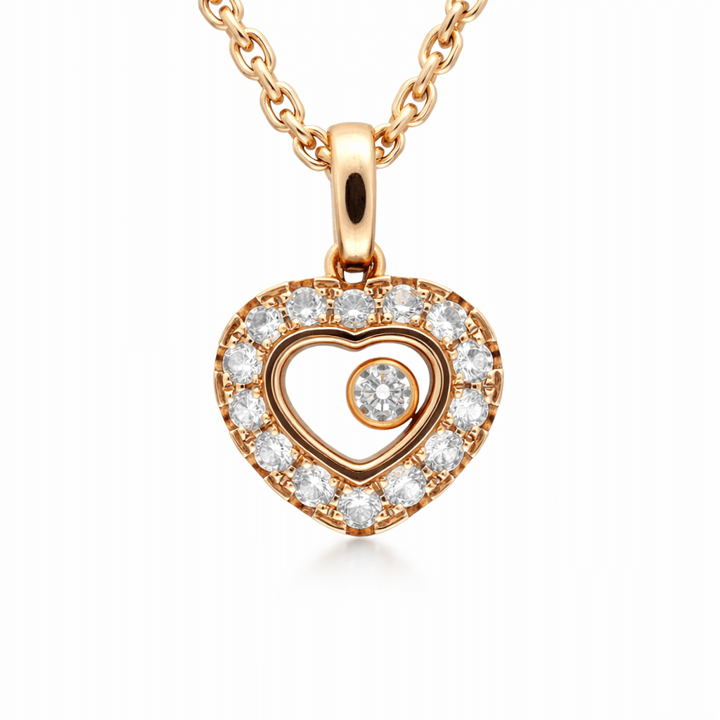 Chopard Happy Diamonds Icons Halskette Gelbgold 750
