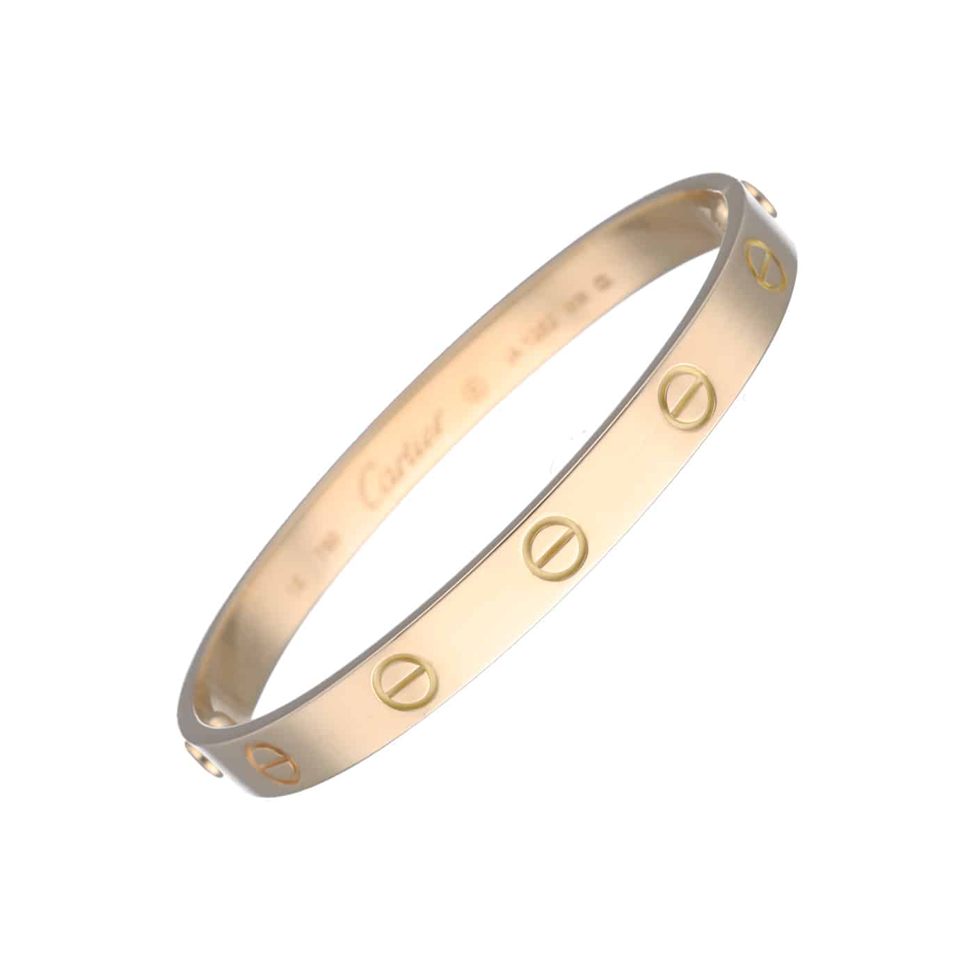 Cartier Love Armreif Gelbgold 750 Größe 16 – Ansicht 1
