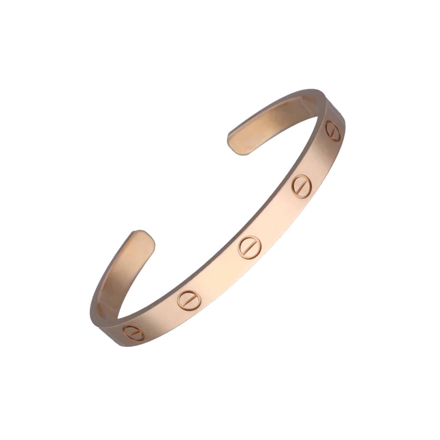 Cartier Love Armreif offen Roségold 750 Größe 18 – Ansicht 1