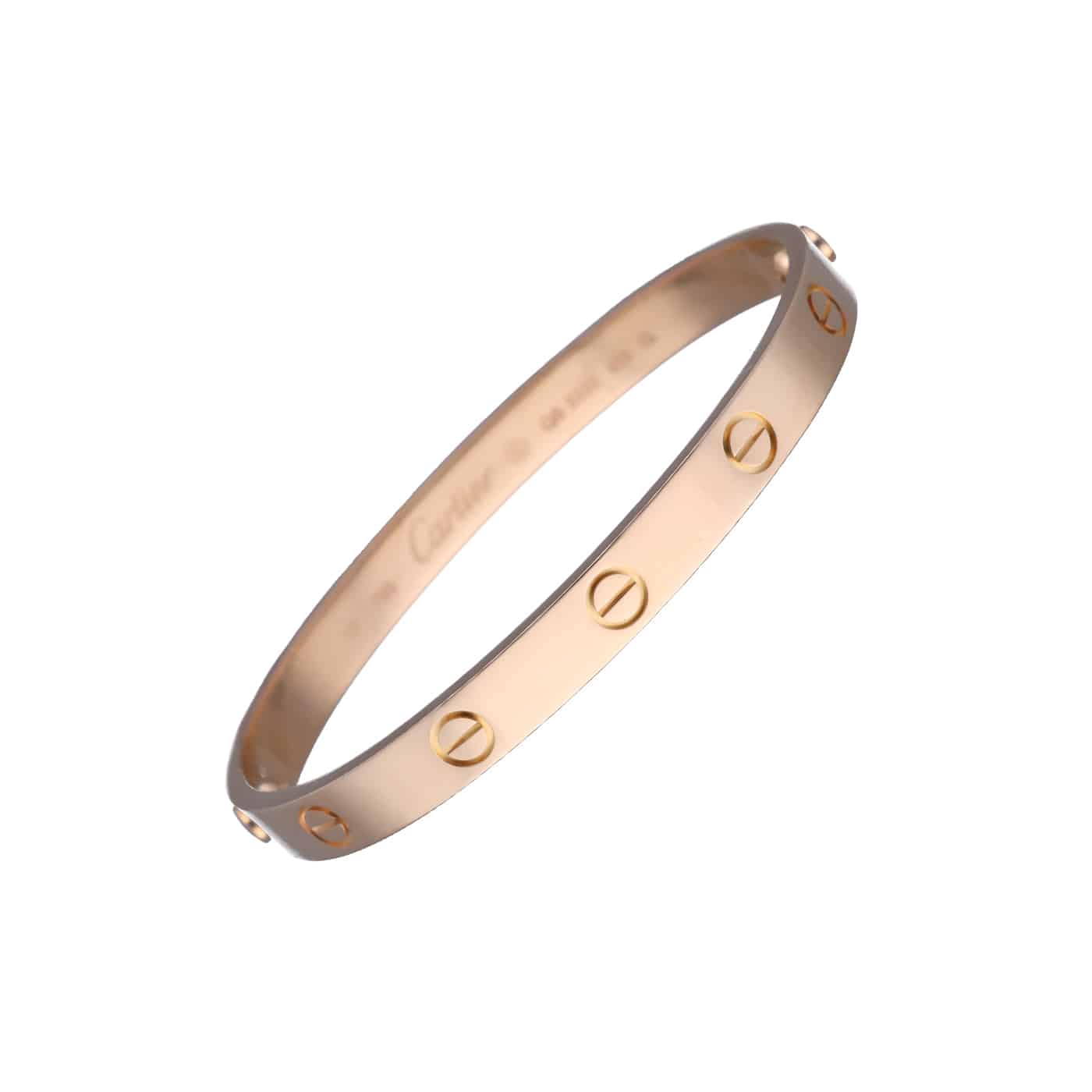 Cartier Love Armreif Roségold 750 Größe 17 – Ansicht 1