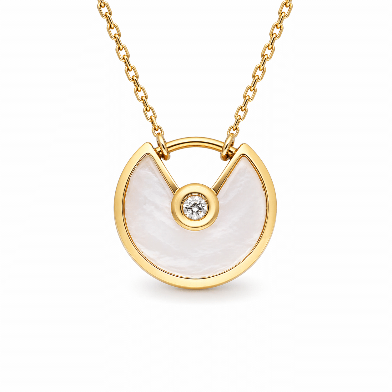 Cartier Amulette de Cartier Kette Shell XS Gelbgold 750