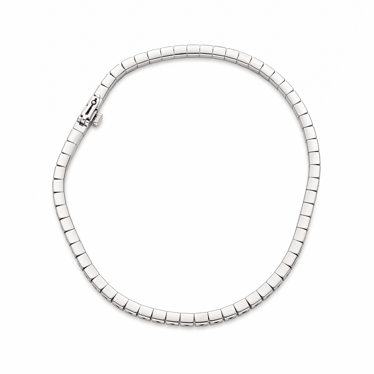 Cartier Lanier Armband Größe 17 Weißgold 750