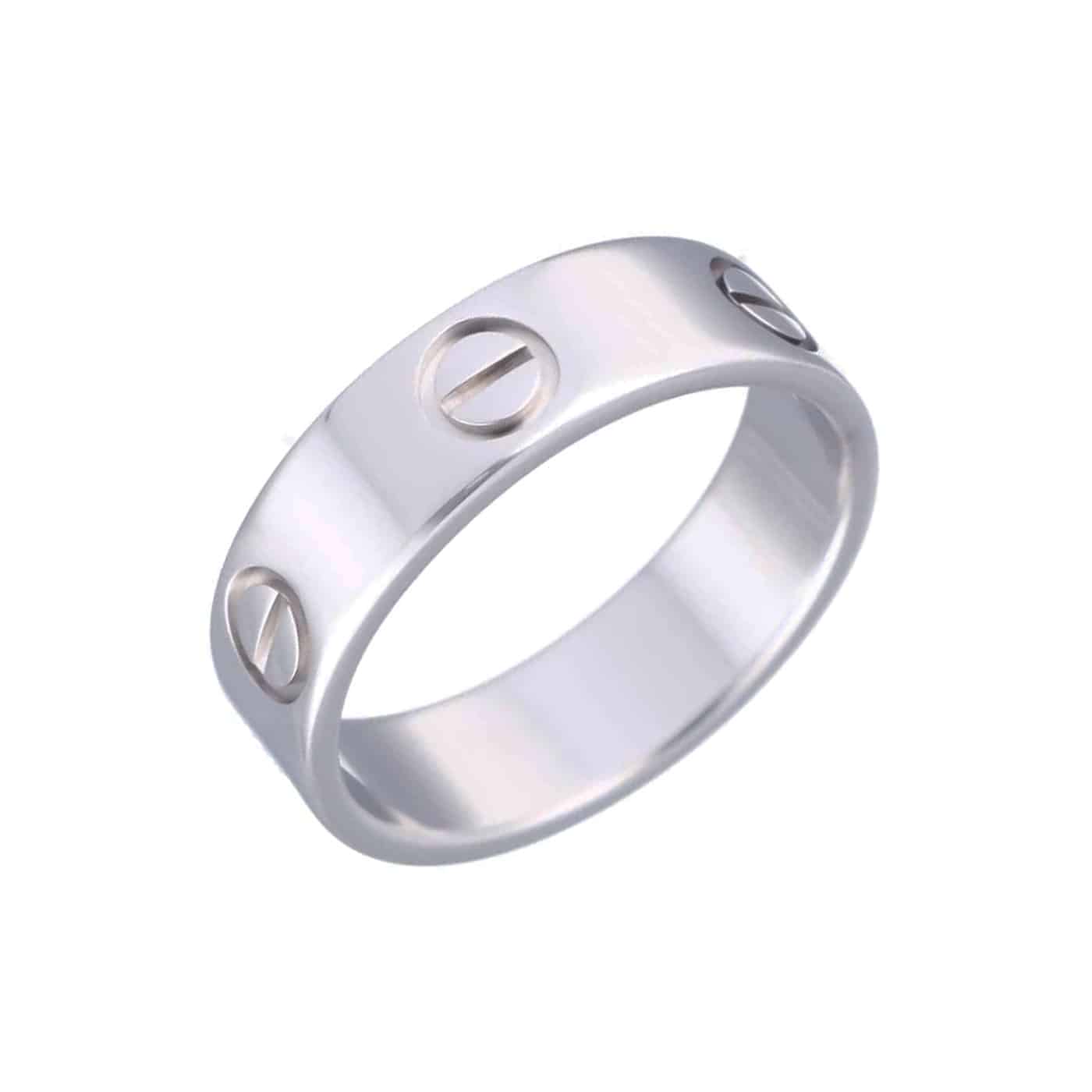 Cartier Love Ring Größe 54 Weißgold 750