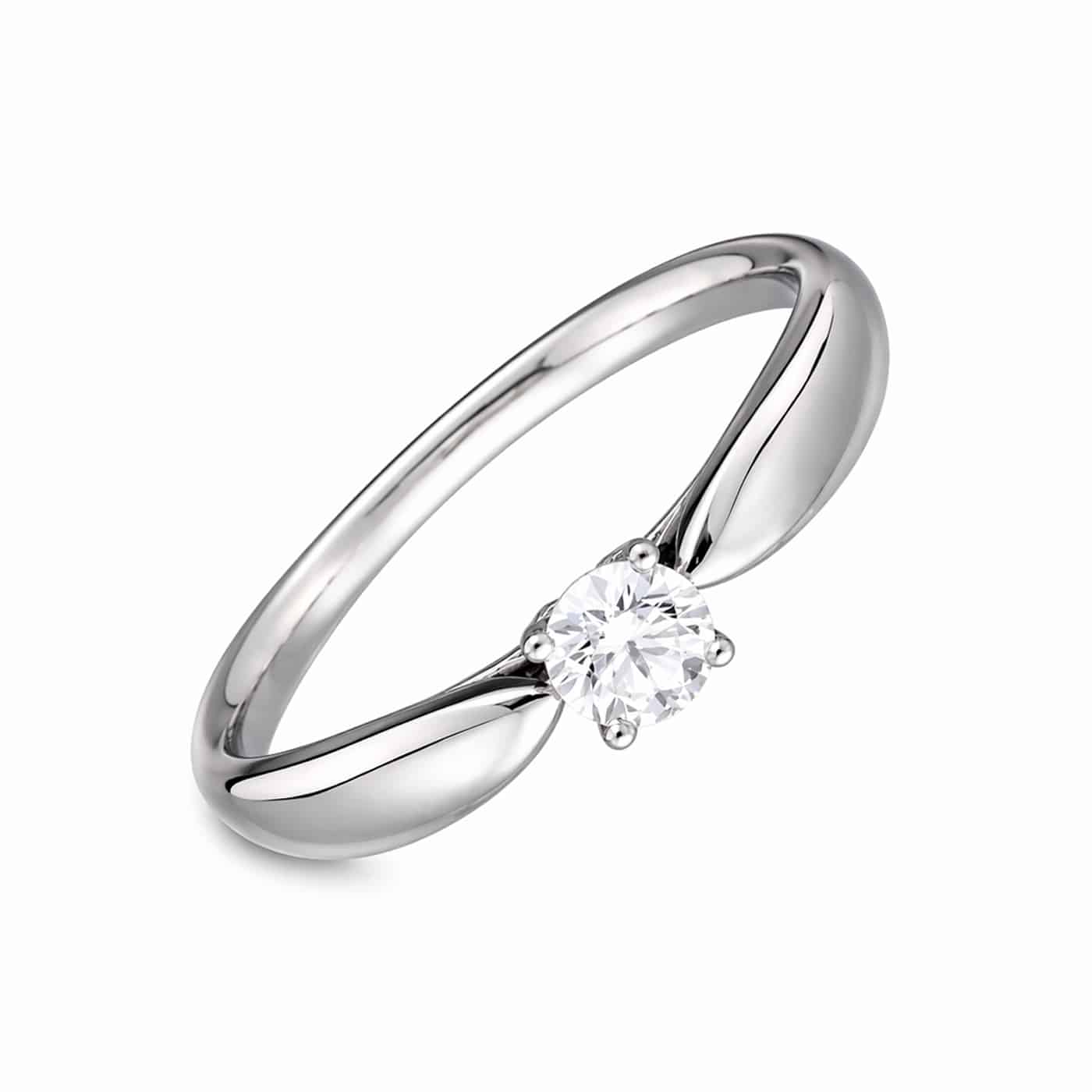 Tiffany & Co. Harmony Ring Größe 50 0.19 ct VVS1 Platin 950