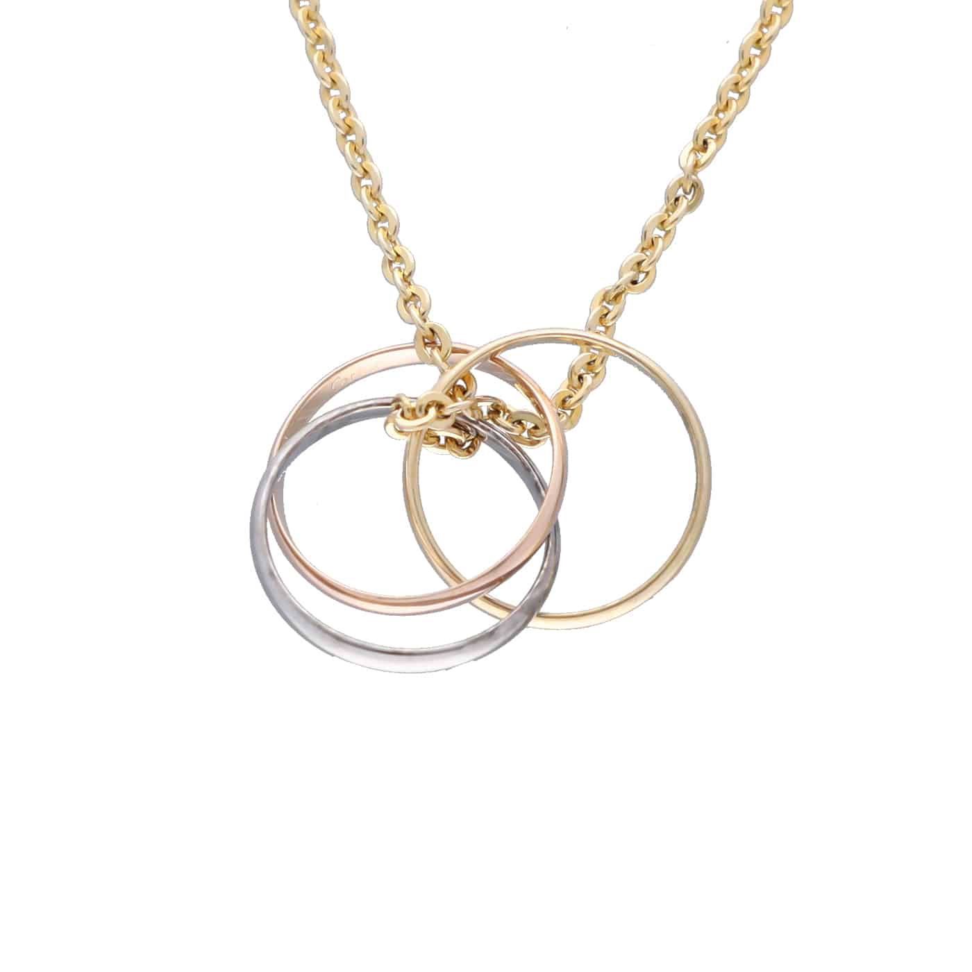 Cartier Trinity Halskette Gold 750