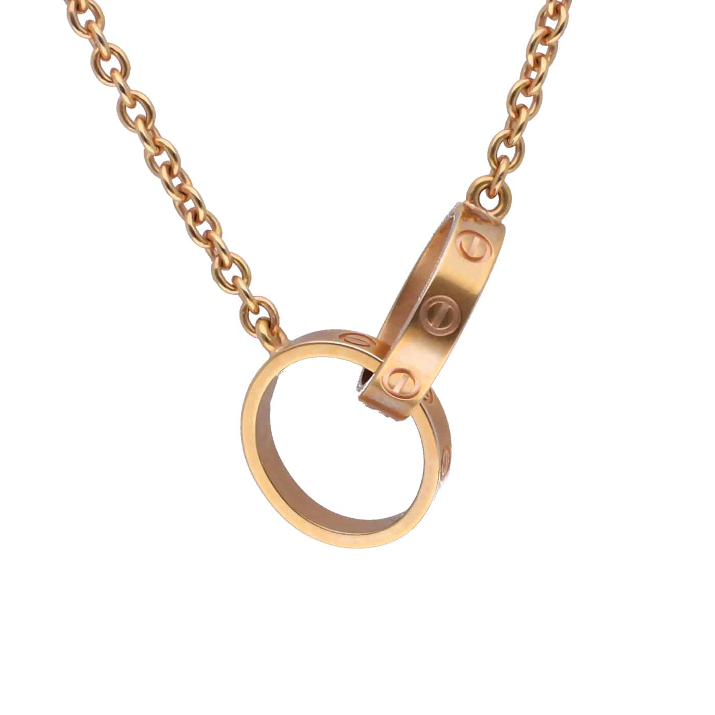 Cartier Love Halskette Rosegold 750