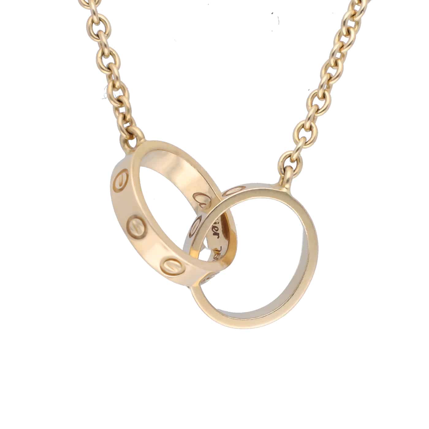 Cartier Love Halskette Gelbgold 750