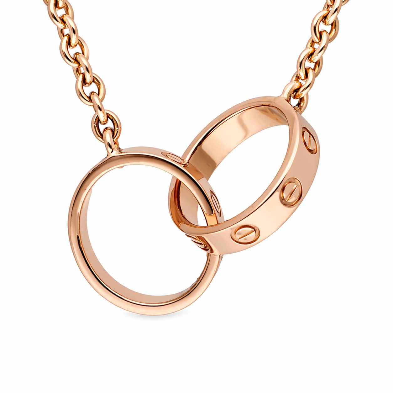 Cartier Love Halskette Rosegold 750