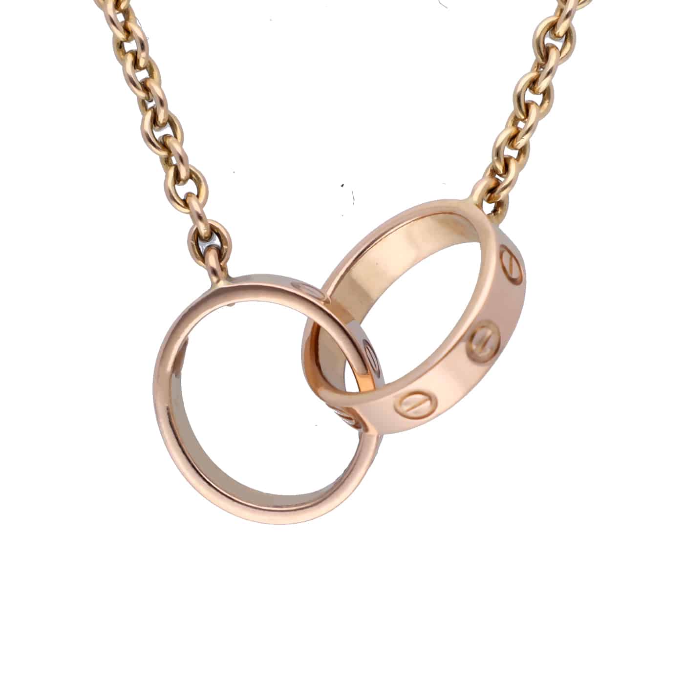 Cartier Love Halskette Rosegold 750