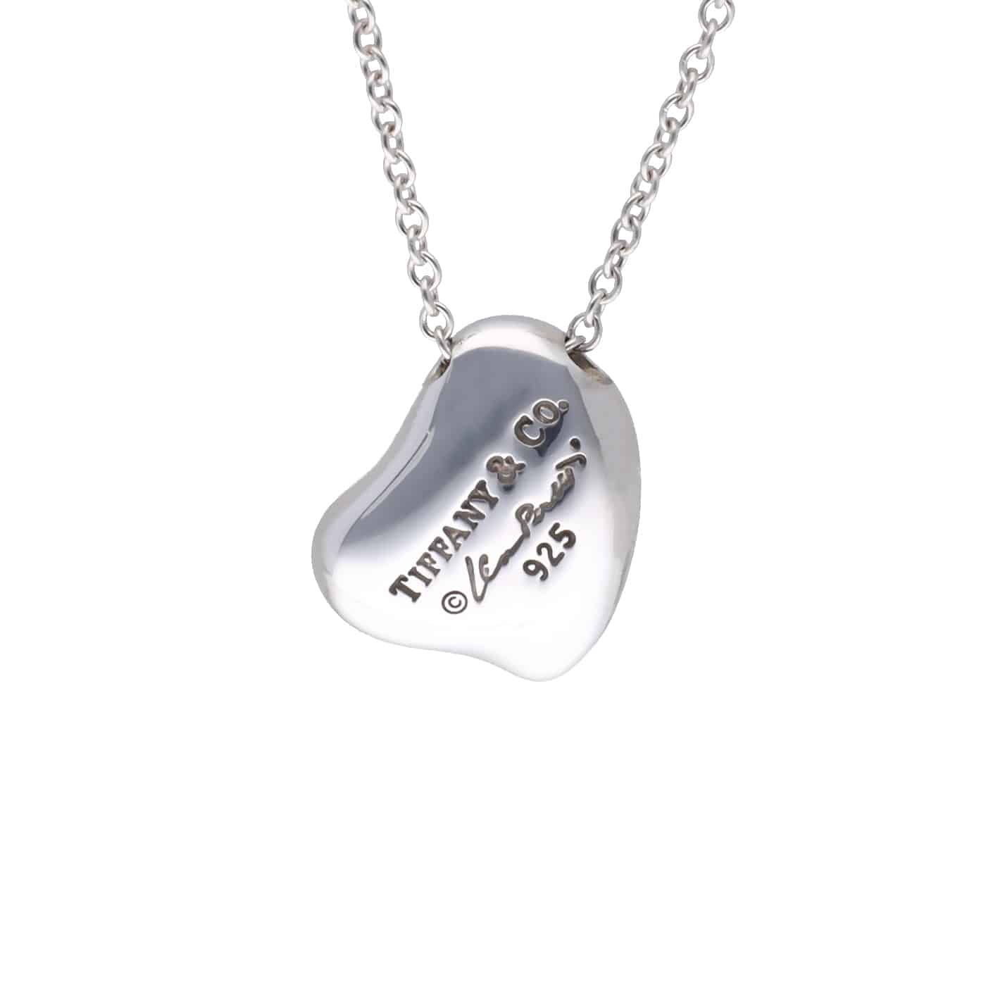 Tiffany & Co. Full Heart Anhänger Halskette 925 Silber