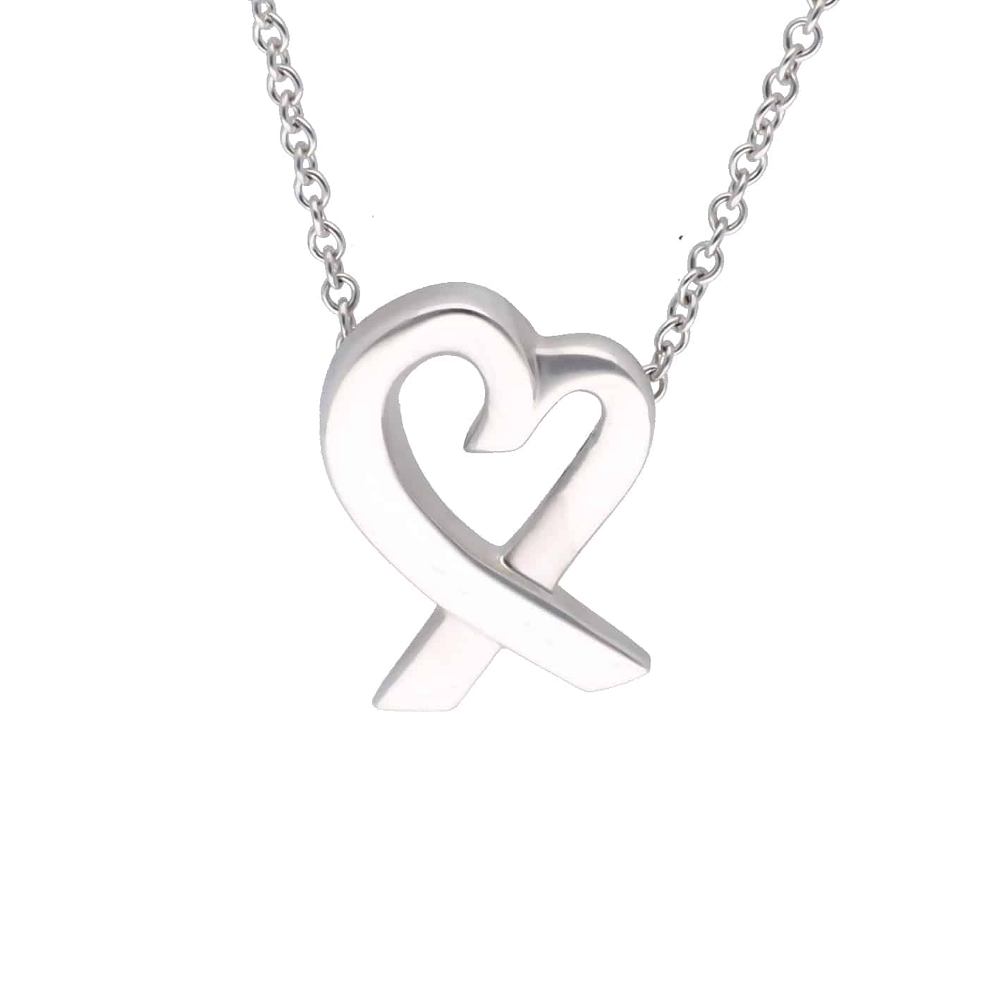 Tiffany & Co. Loving Heart Anhänger Kette Silber 925