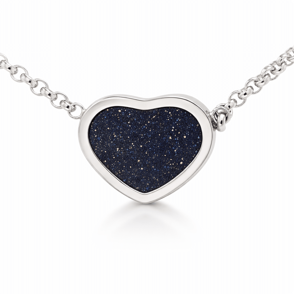 Chopard My Happy Hearts Aventurine Quartz Herz Halskette Weißgold 750
