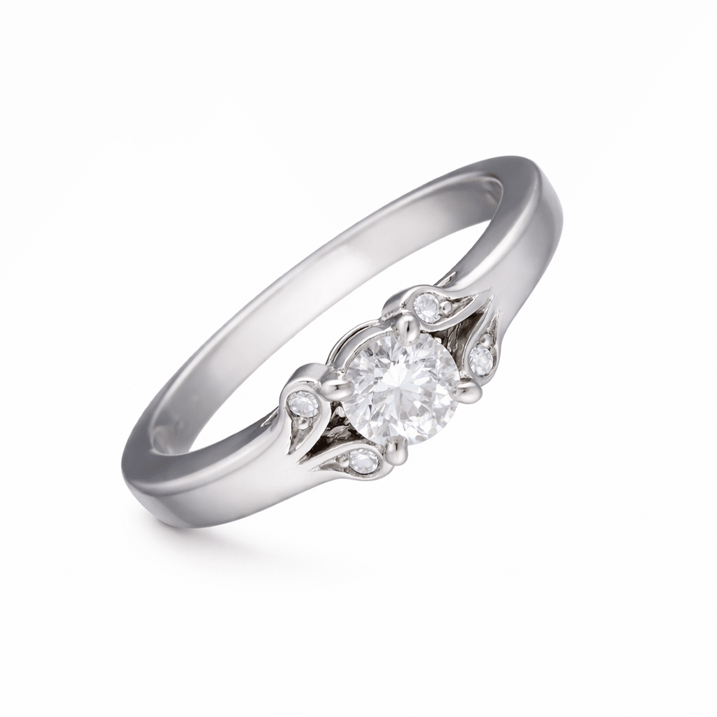 CARTIER BALLERINE Ring Größe 50 0.24 ct VVS2 Diamant Platin 950