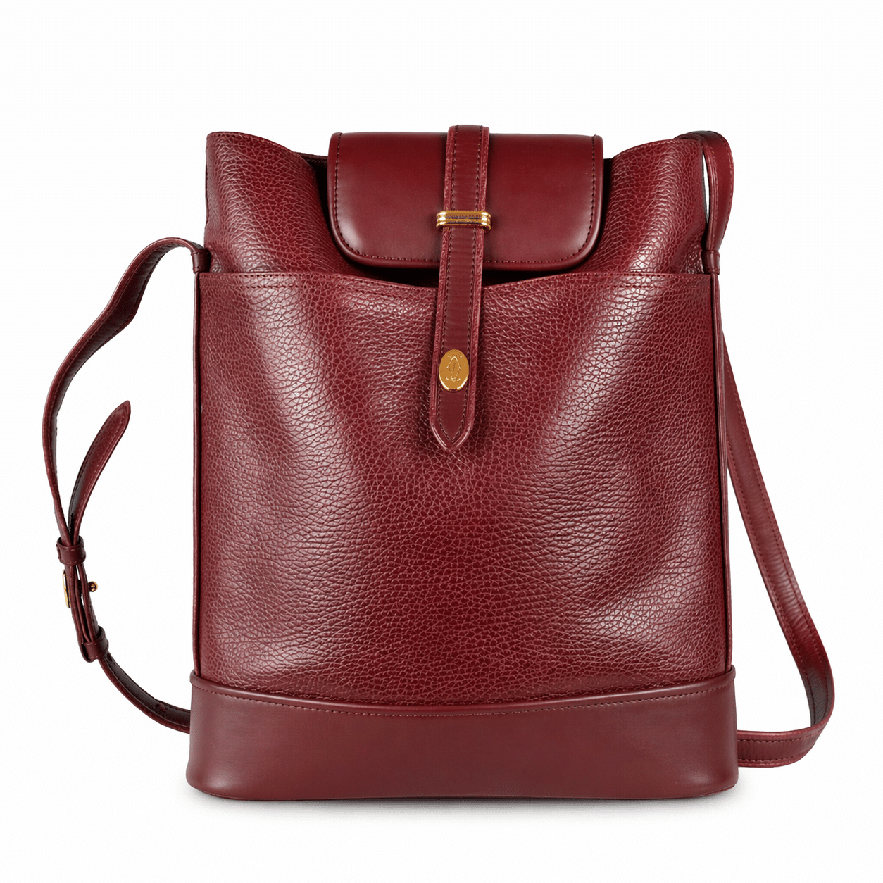 Cartier Must Line Schultertasche Bordeaux