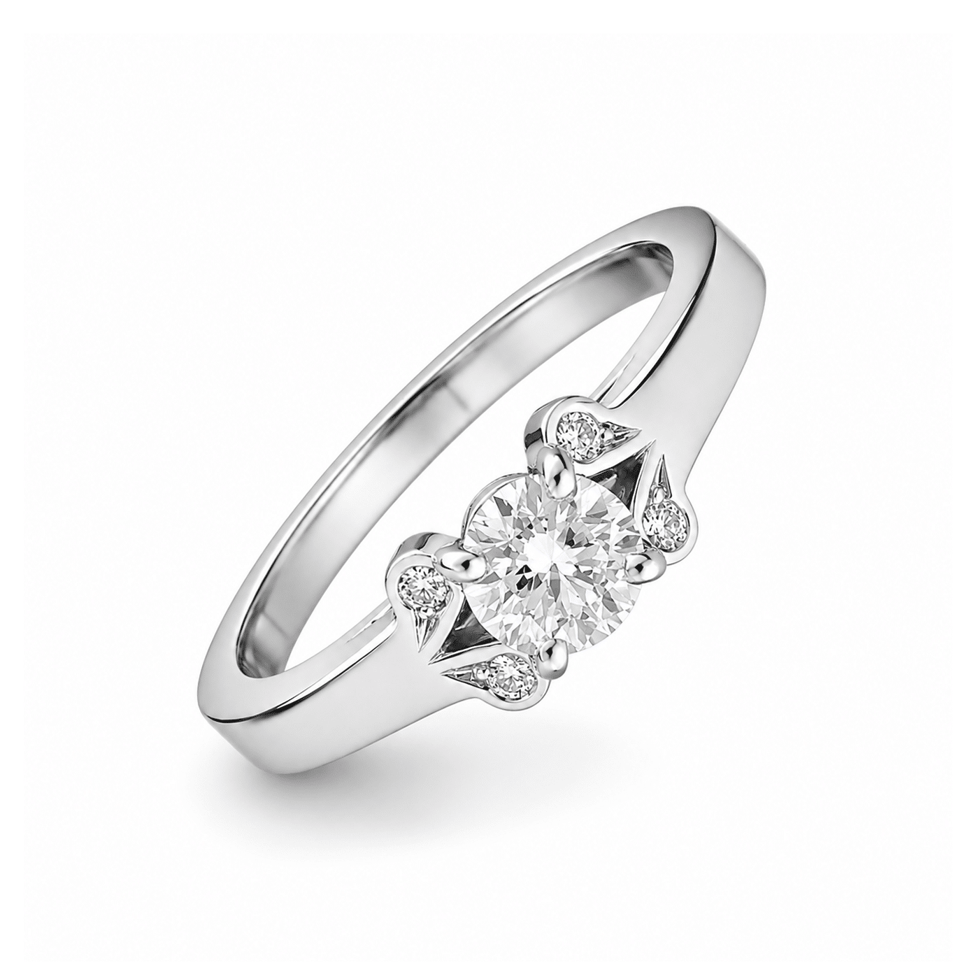 CARTIER BALLERINE Ring Größe 52 0.40 ct VVS2 E Diamant Platin 950