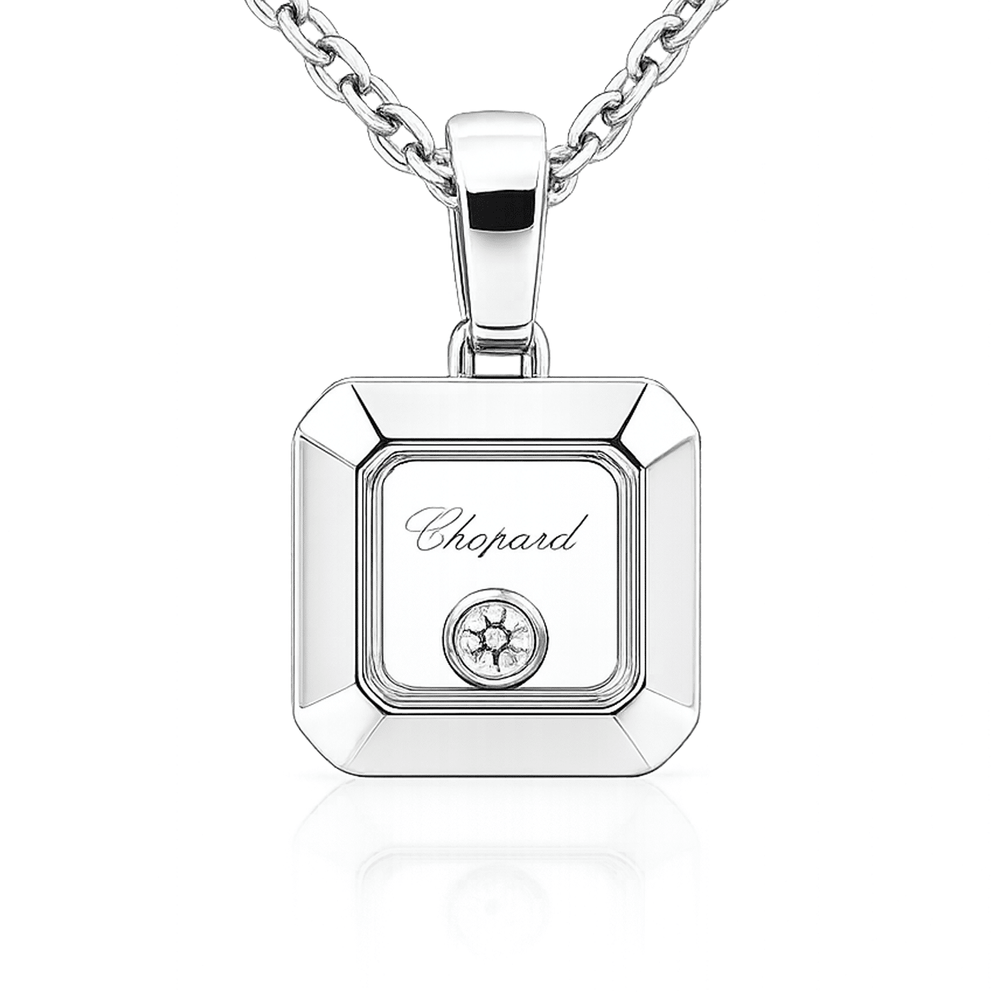 Chopard Kette Happy Diamonds 79A114-0001 Weißgold 750