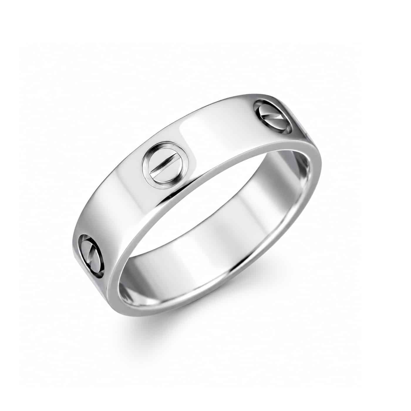 Cartier Love Ring Größe 62 Weißgold 750