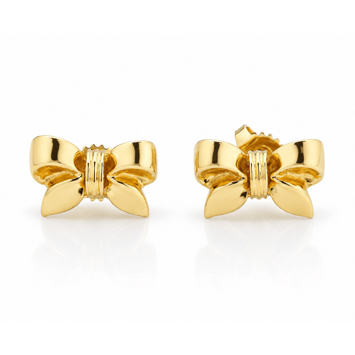 Tiffany & Co. Schleifen Ohrringe Gelbgold 750