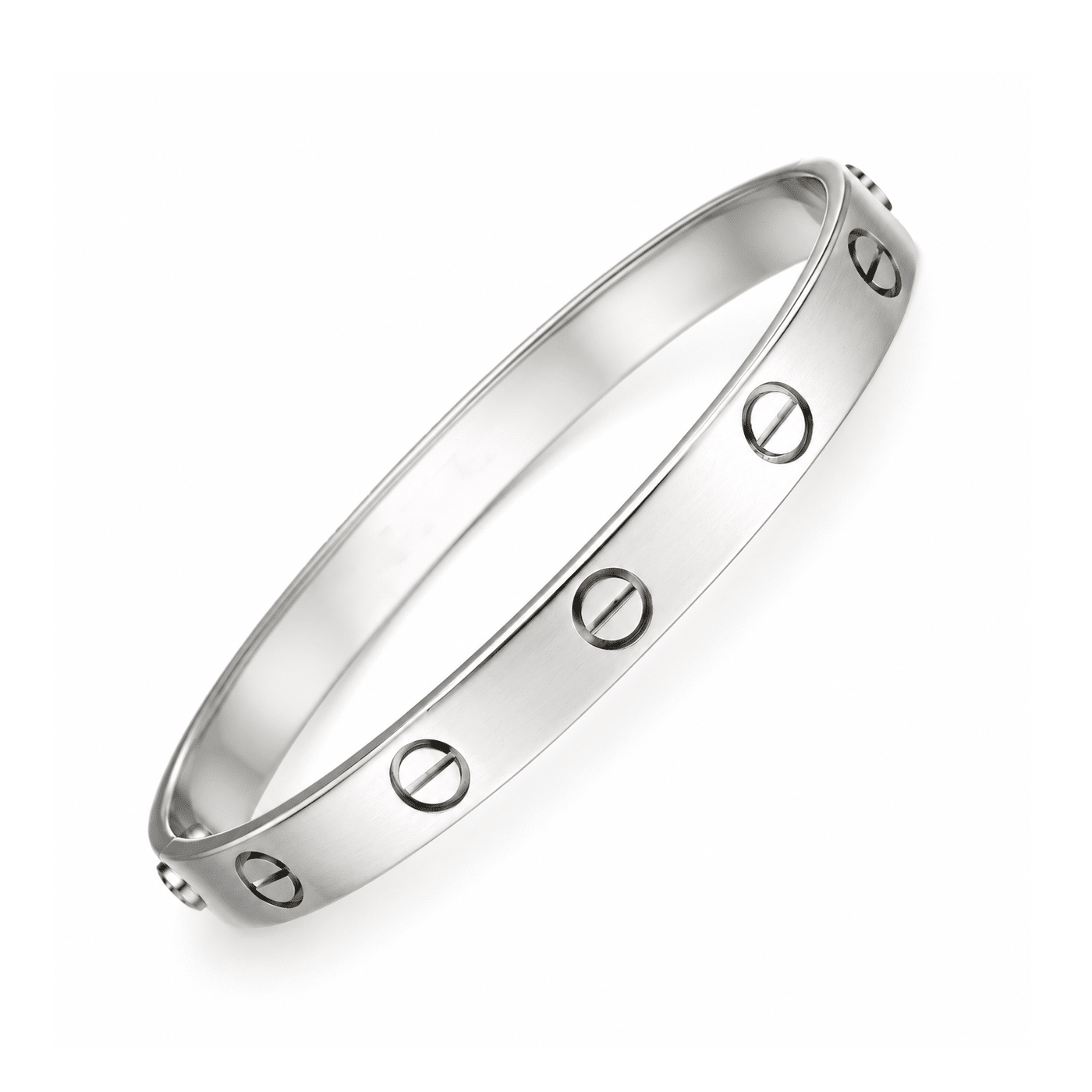 Cartier LOVE Armreif, klassisches Modell Größe 16 Weißgold 750