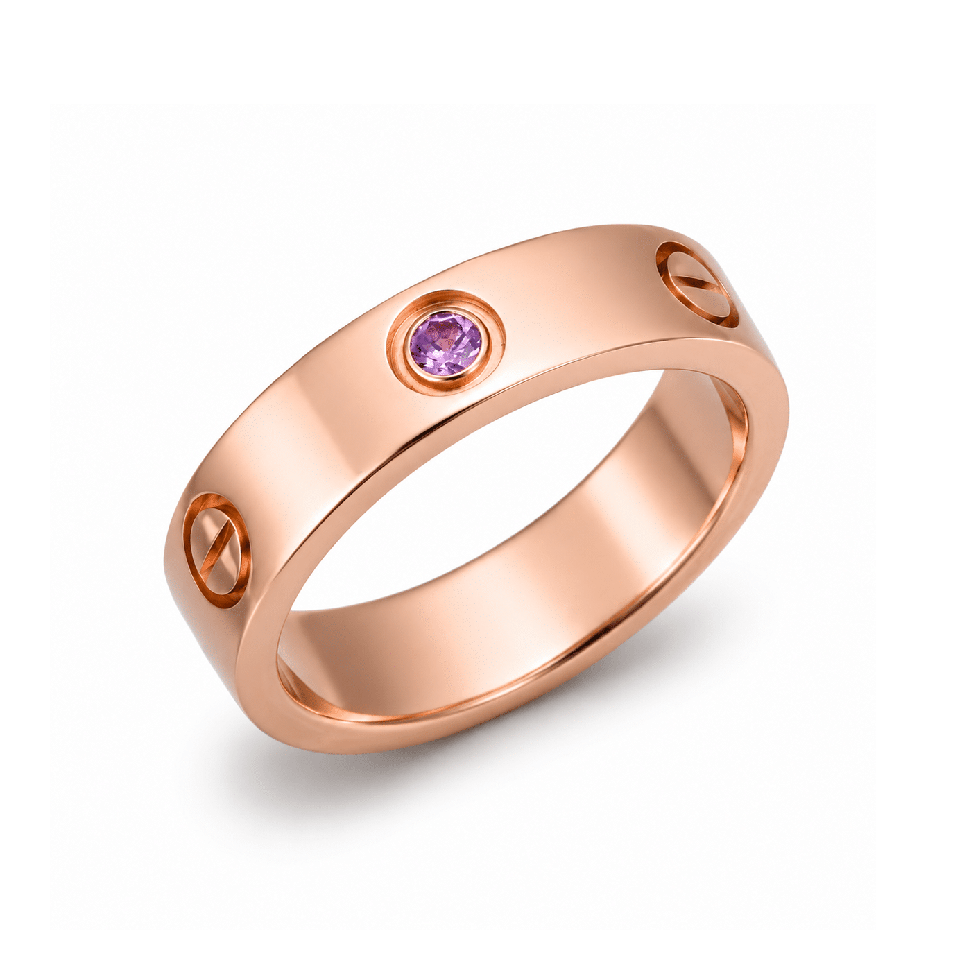 Cartier Love Ring Rosegold 750 Saphir Größe 53