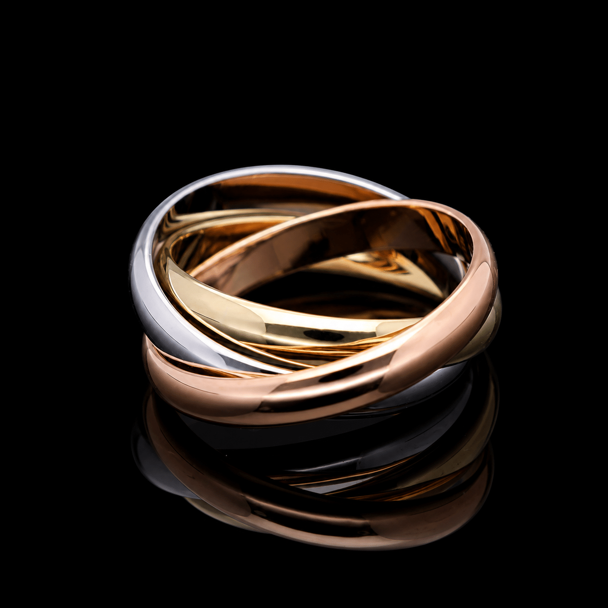 Cartier Trinity Ring Detailansicht