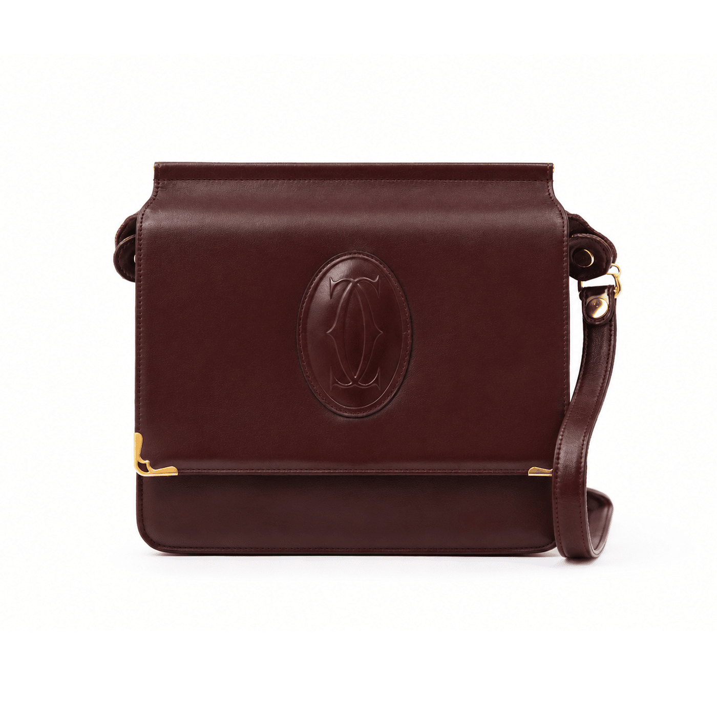 Cartier Mastline Bordeaux Schultertasche