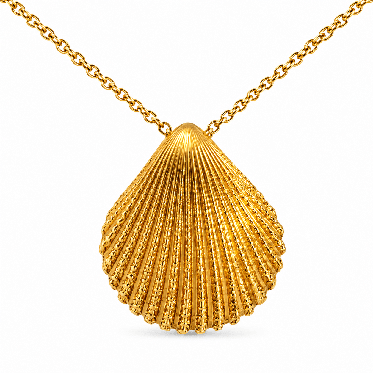 Tiffany & Co. Muschel Halskette Gelbgold 750