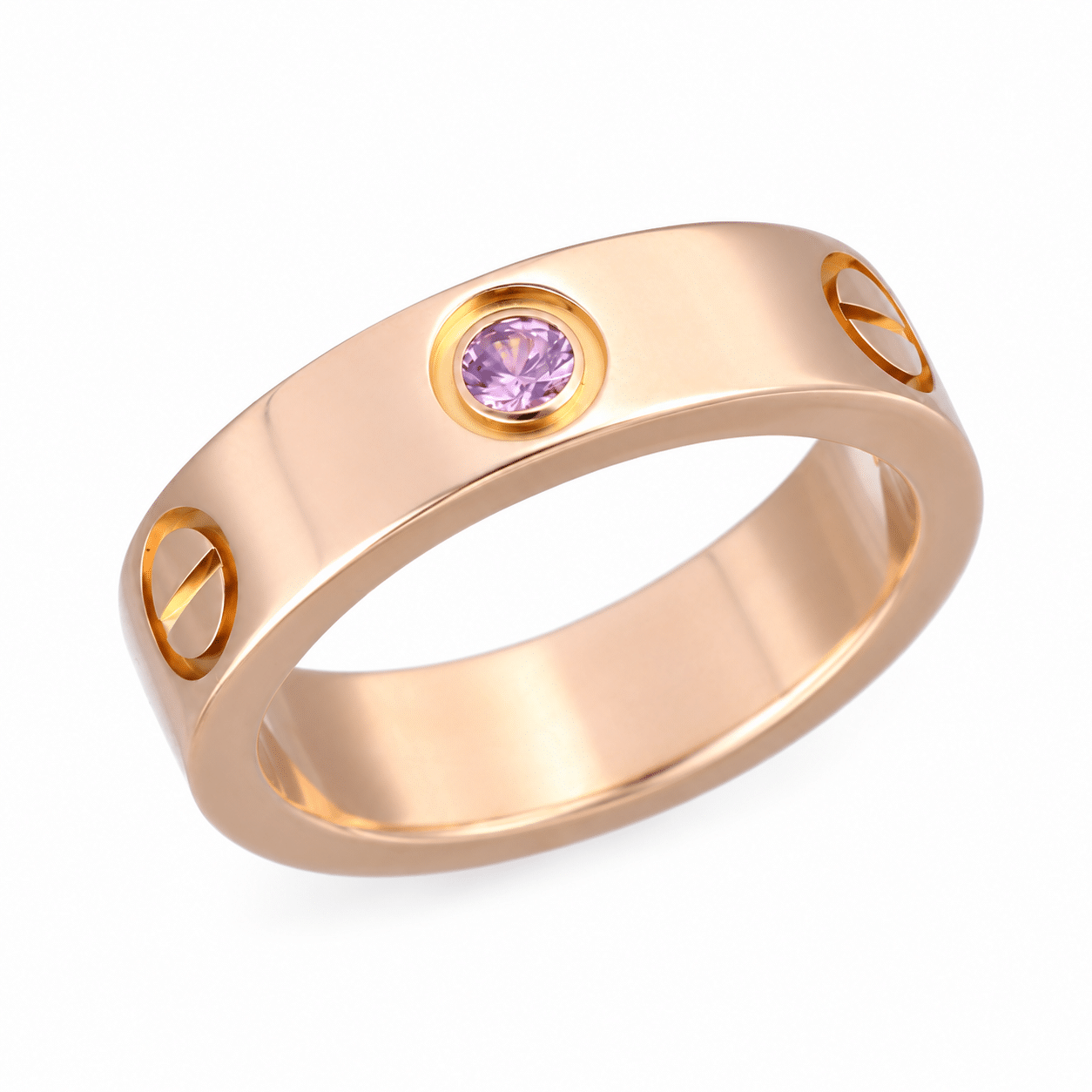 Cartier Love Ring Roségold 750 Größe 54 mit Saphir