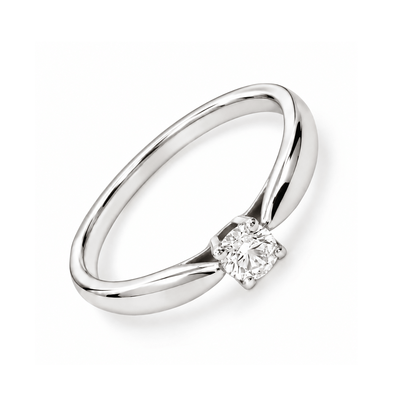 Tiffany & Co. Harmony Ring Größe 54 0.21 ct VS2 I Platin 950