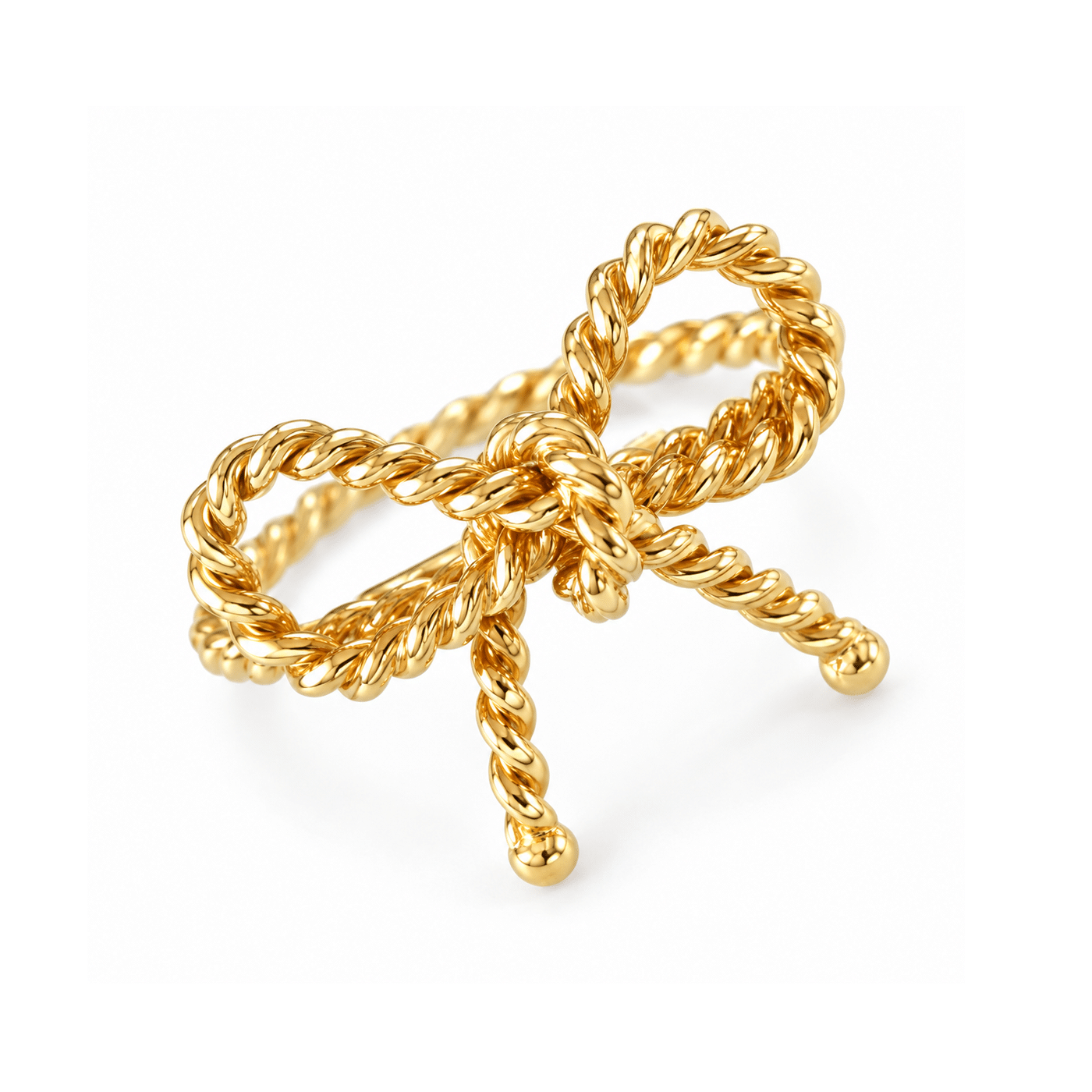 Tiffany & Co. Schleifen Ring Größe 50 Gelbgold 750