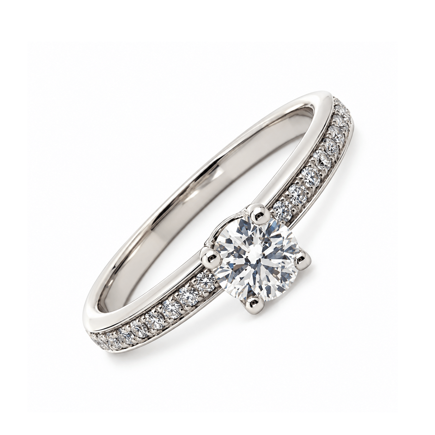 Bulgari Ring Roma Amor Größe 49 VS1 H 0.30 ct Platin 950